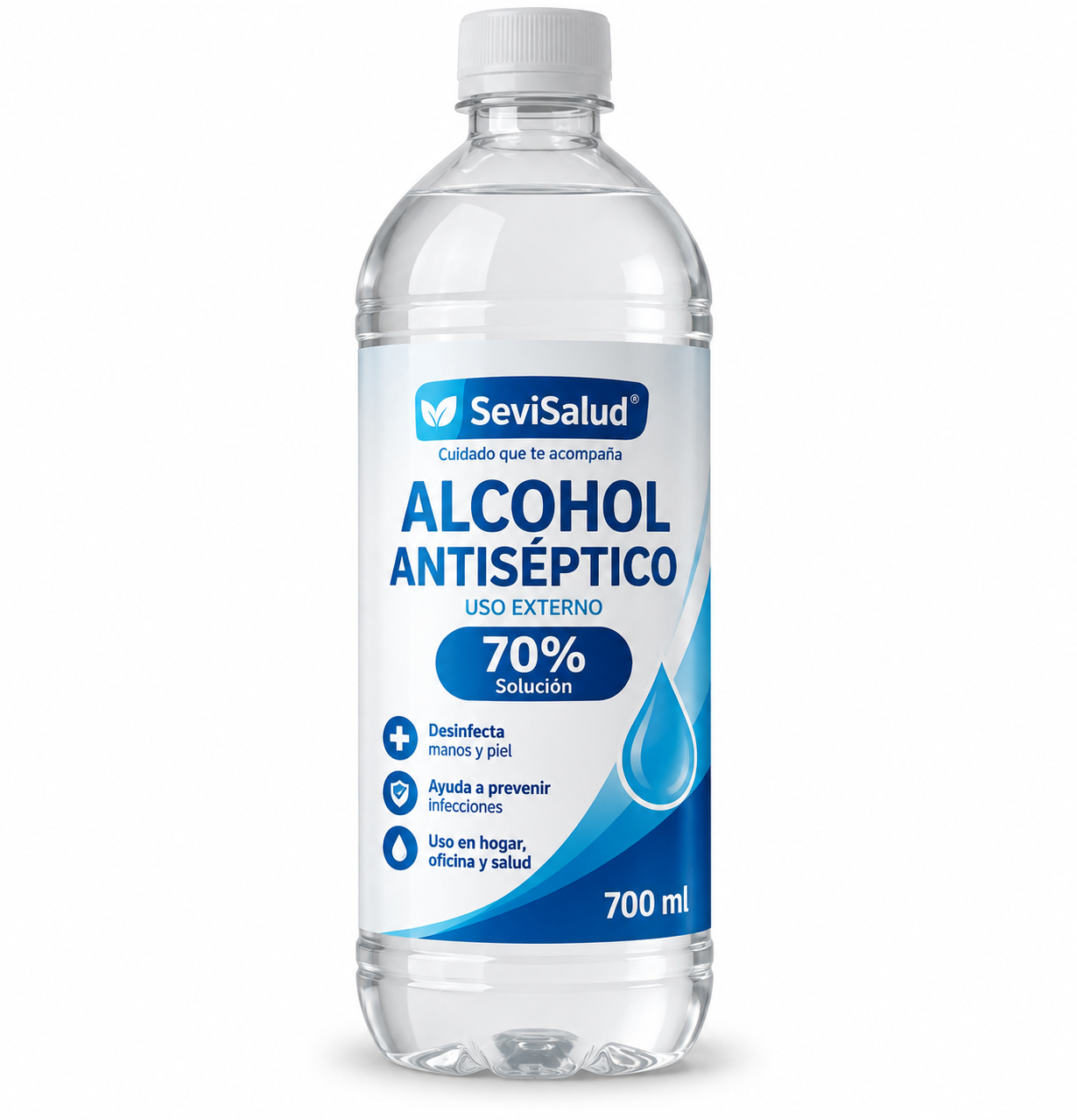 Alcohol antiséptico 700 ml