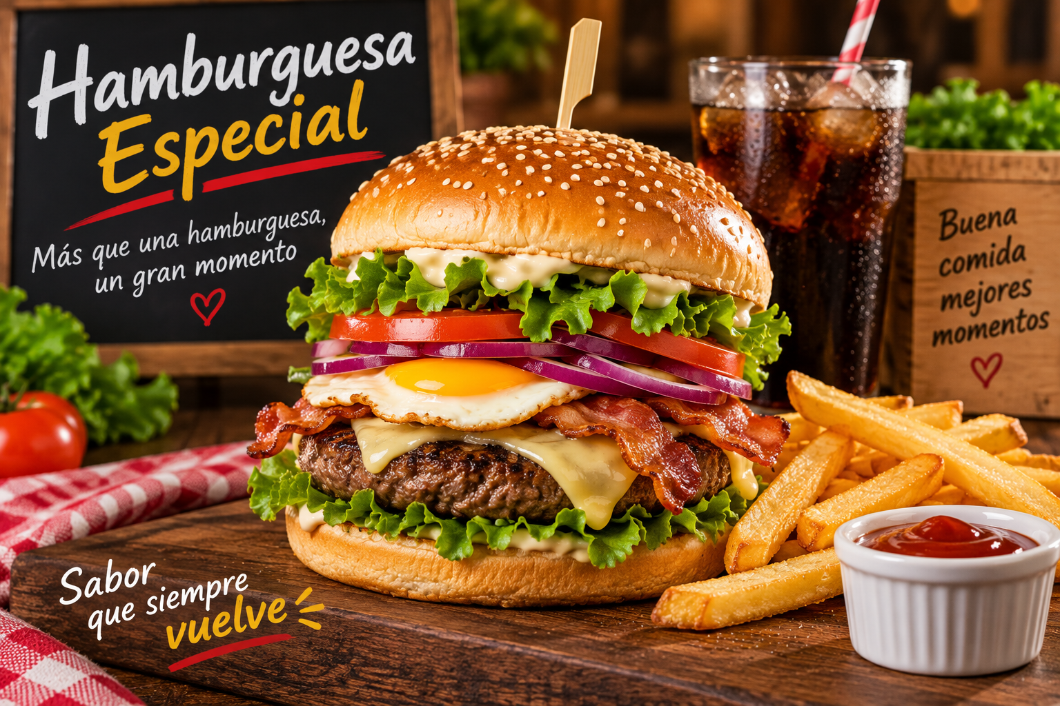 Hamburguesa especial