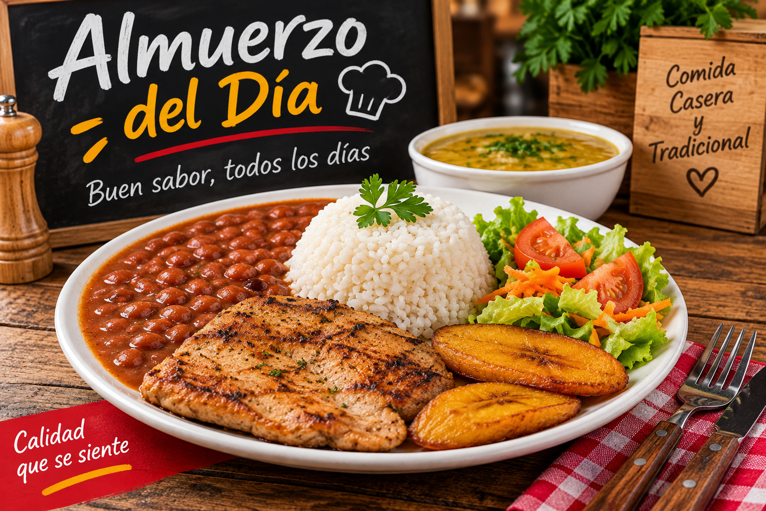 Almuerzo del día